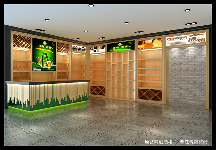 晋江青阳梅岭店-原浆啤酒酒柜